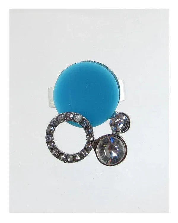 Adjustable faux stone ring | Mixtshop LLC
