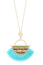 Half Circle Tassel Pendant Necklace | Mixtshop LLC