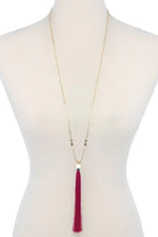 Tassel Pendant Necklace | Mixtshop LLC