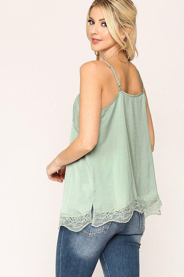 Sleek Satin Cami Top Secondary image