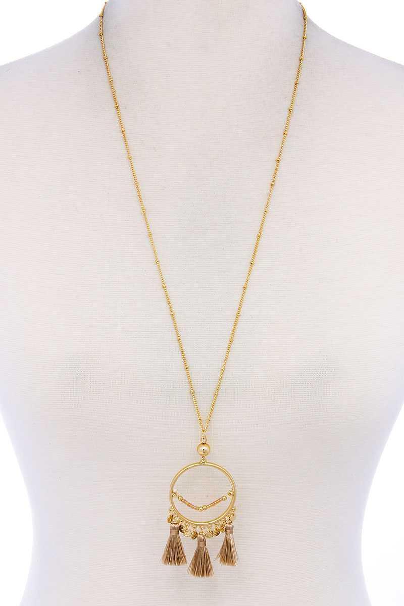 Modern Fashion Cute Tassel Pendant Necklace | Mixtshop LLC