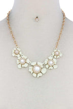 Floral Pearl Bead Necklace | Mixtshop LLC