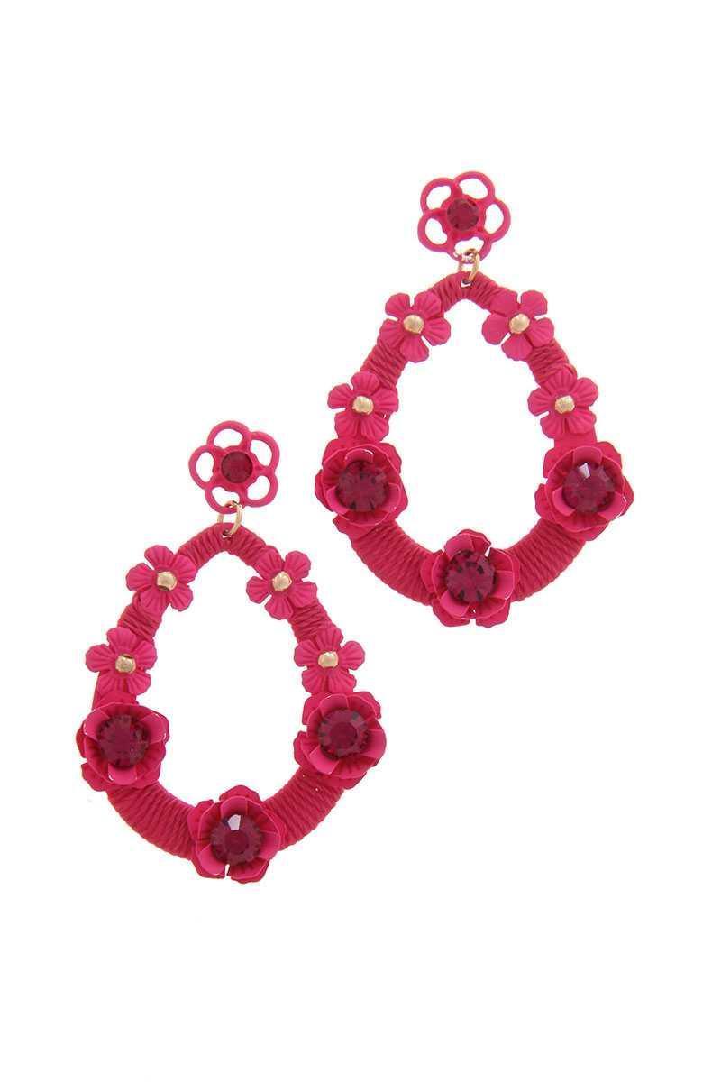 Floral Post Drop Earring | Mixtshop LLC Main image