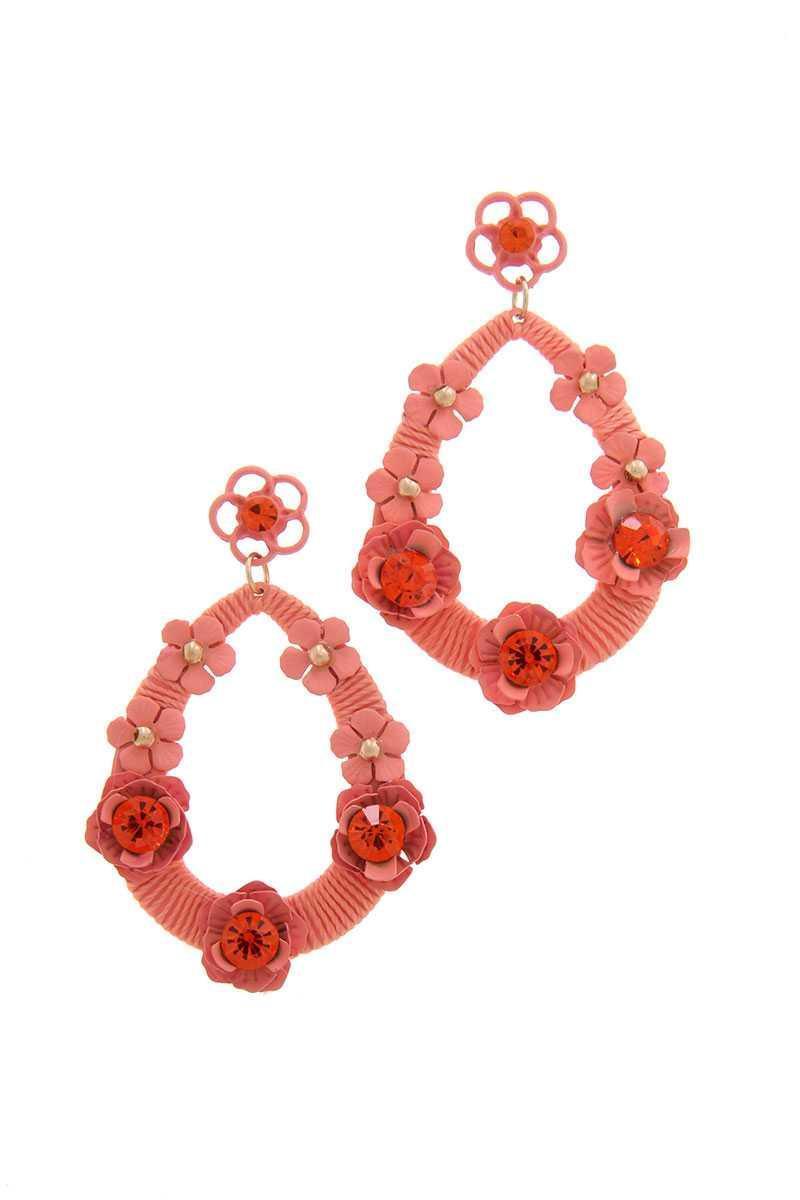 Floral Post Drop Earring Secondary image