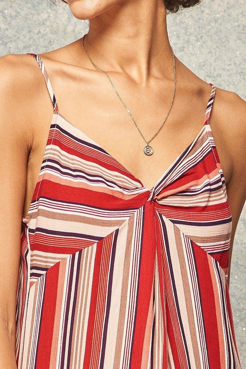 A Multi Stripes Camisole Top | Mixtshop LLC