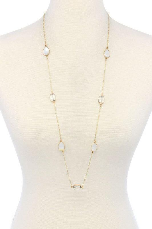 7 Stones Trendy Necklace | Mixtshop LLC