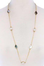 7 Stones Trendy Necklace | Mixtshop LLC