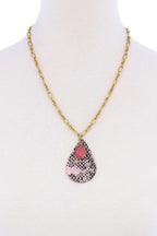 Stylish Tear Drop Shape Chain Necklace | Mixtshop LLC