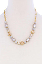 Modern Beaded Trendy Necklace | Mixtshop LLC
