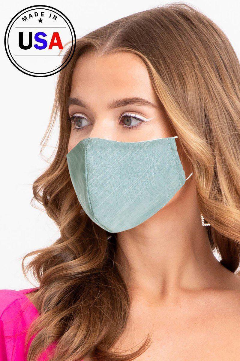 Made In Usa Unisex Fashionable, Reusable Washable, Cool Breathable Fabric Face Mask | Mixtshop LLC Main image