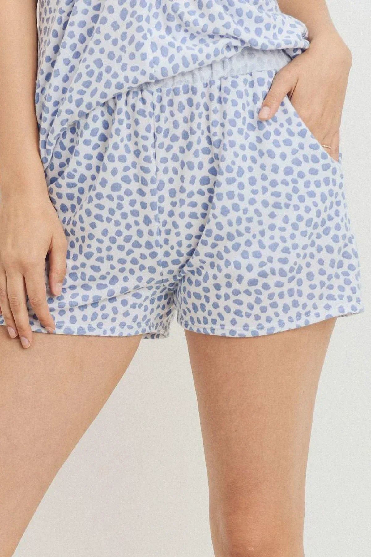 Leopard Printed Terry Short Pants | Mixtshop LLC