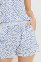 Leopard Printed Terry Short Pants | Mixtshop LLC