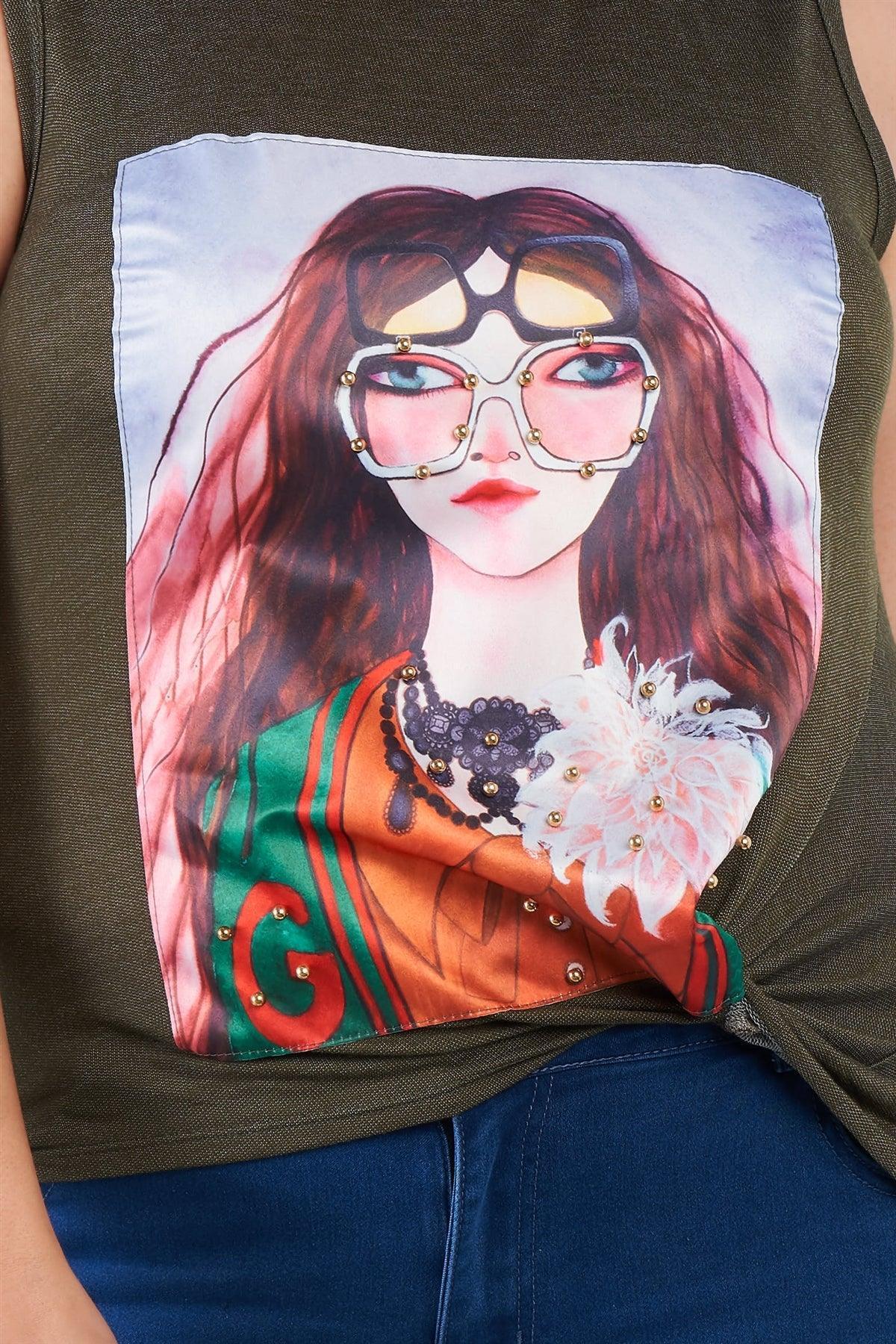 Plus Size Shady Girl Graphic Top | Mixtshop LLC