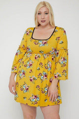 Floral Print Dress | Mixtshop LLC