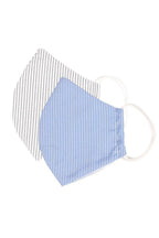 Cotton Stripe 3d Reusable Face Mask | Mixtshop LLC