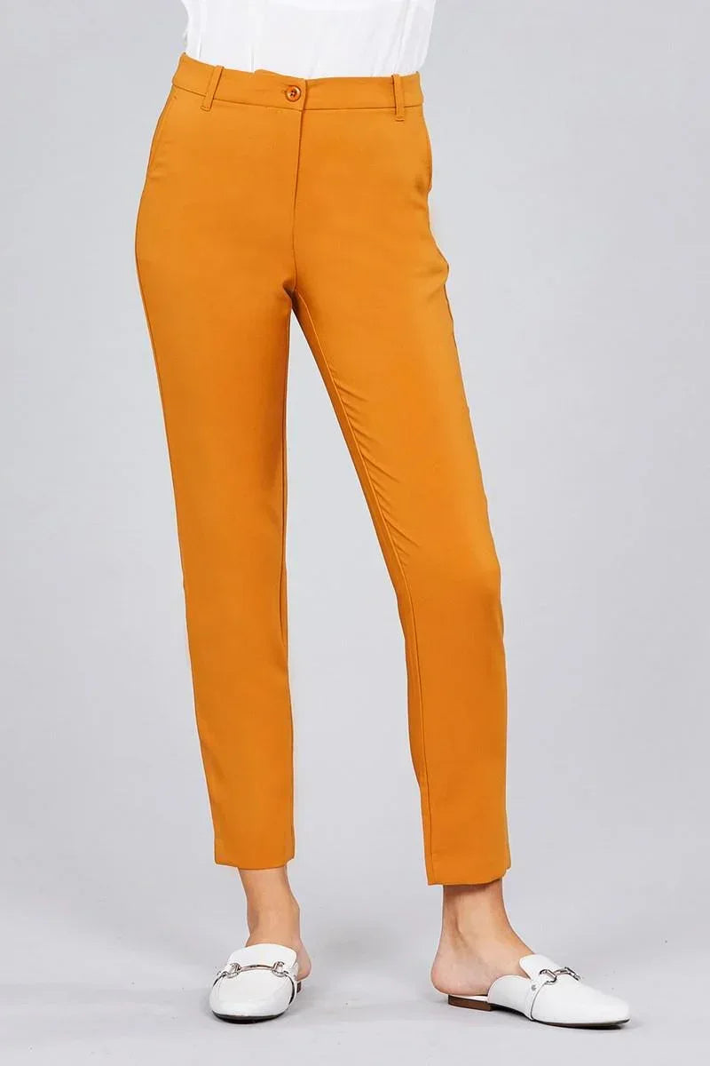 Seam Side Pocket Classic Long Pants | Mixtshop LLC Main image