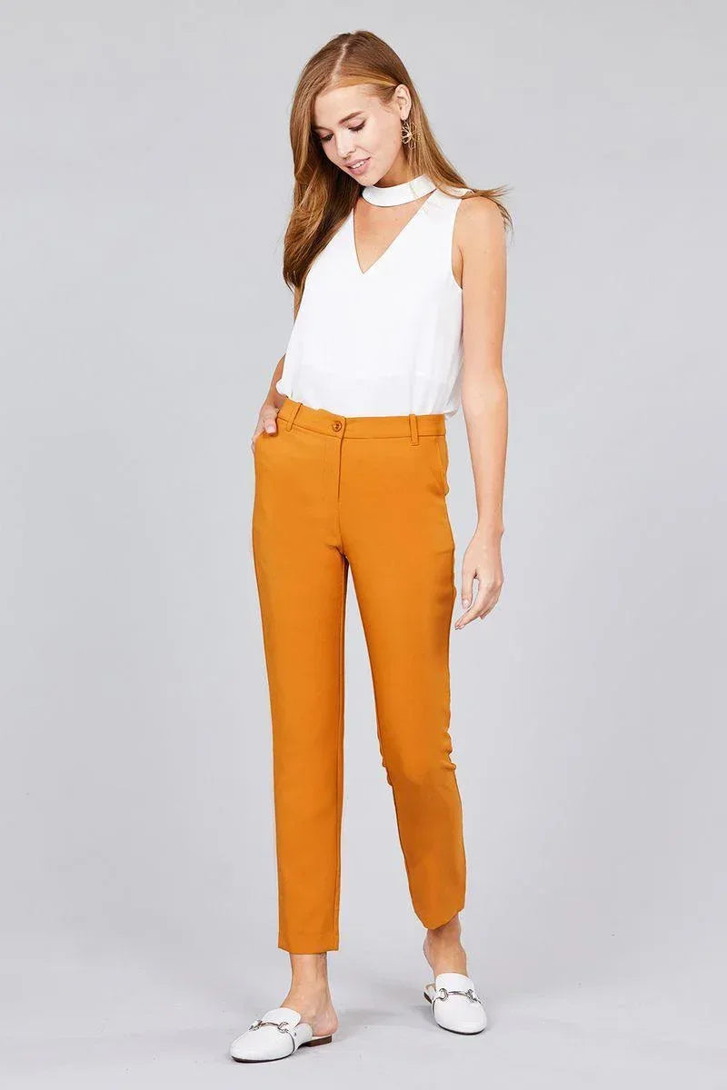 Seam Side Pocket Classic Long Pants | Mixtshop LLC