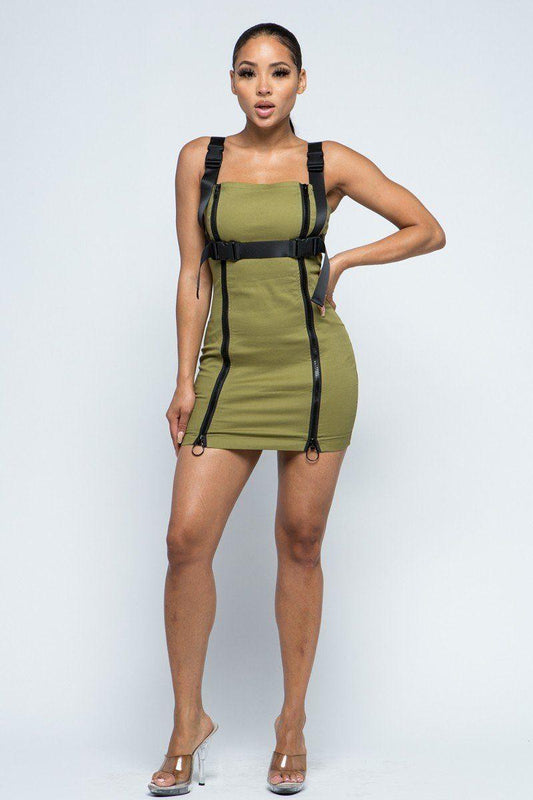 Stretchable Cotton Mini Dress | Mixtshop LLC
