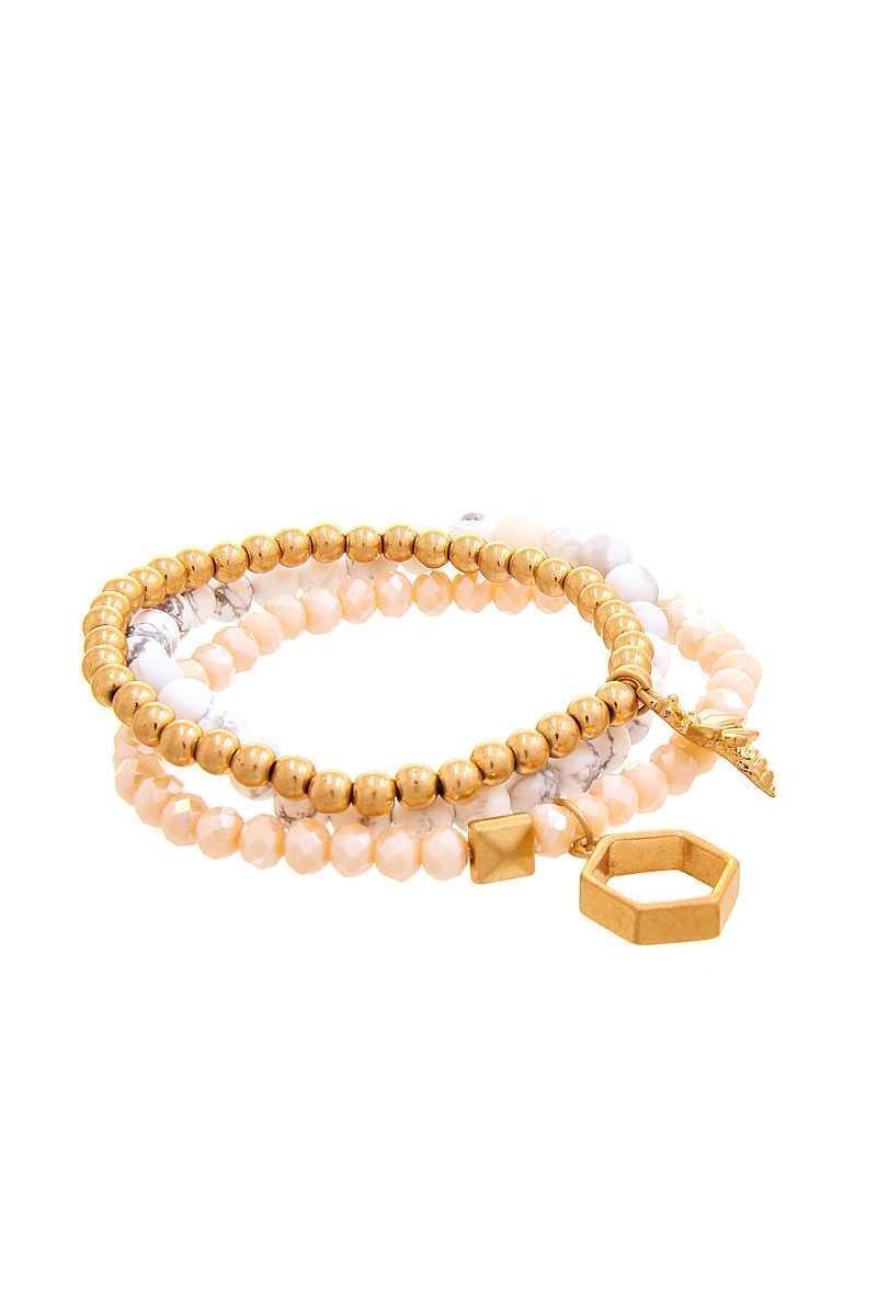Multi Beaded Fashion Bracelet | Mixtshop LLC Main image