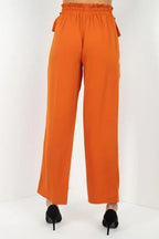 High Waist Paperbag Wide Pants | Mixtshop LLC