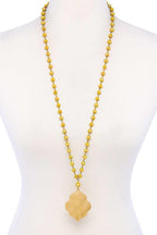 Designer Multi Bead Pendant Necklace | Mixtshop LLC