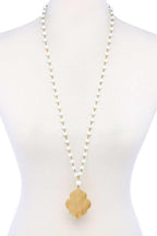 Designer Multi Bead Pendant Necklace | Mixtshop LLC