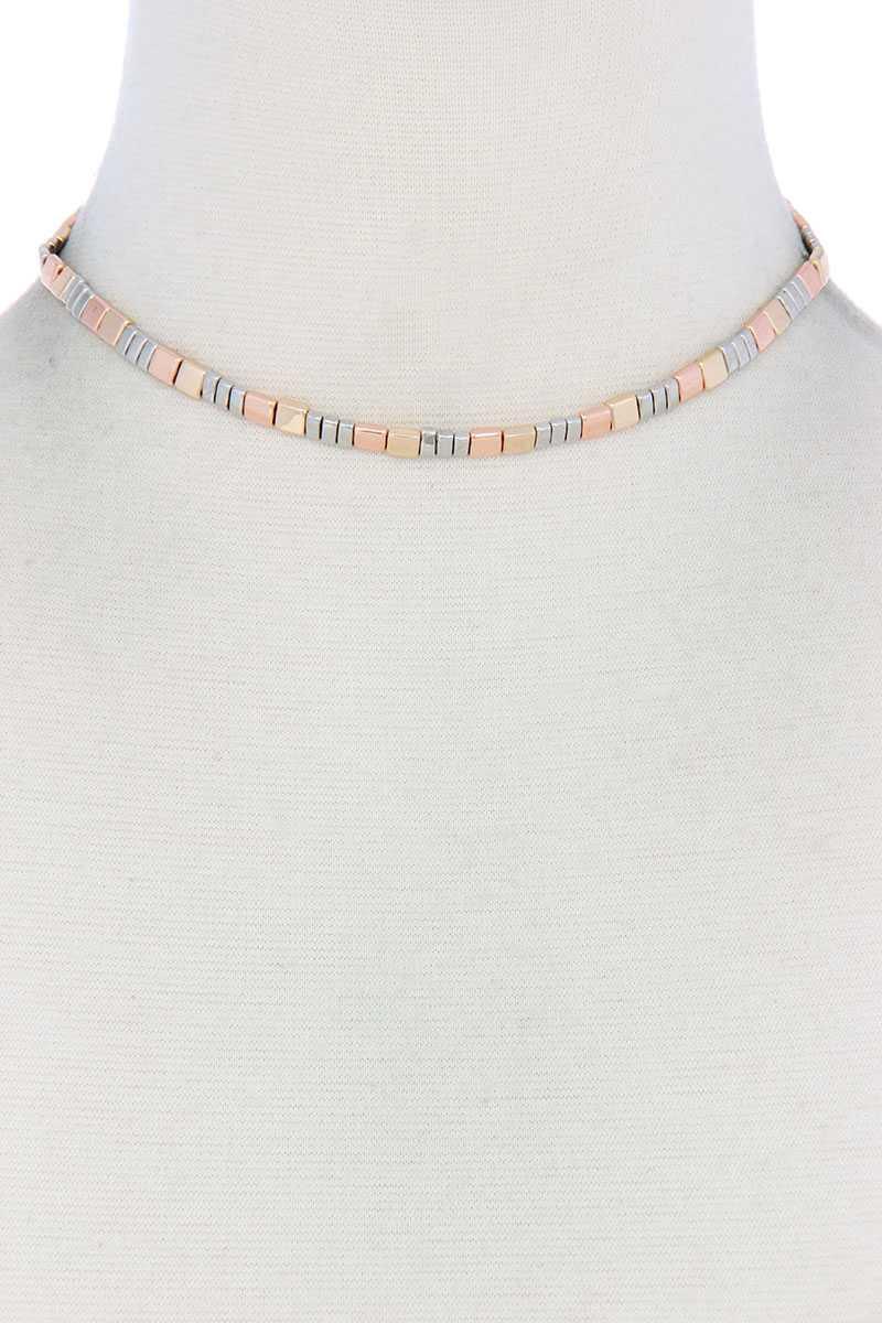 Metal Block Necklace | Mixtshop LLC
