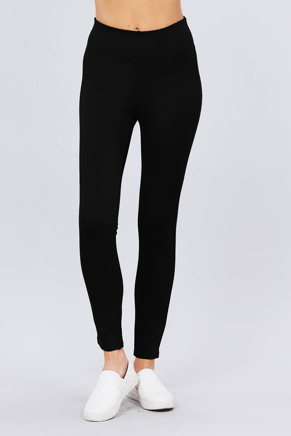 Waist Elastic Band Ponte Pants | Mixtshop LLC Main image
