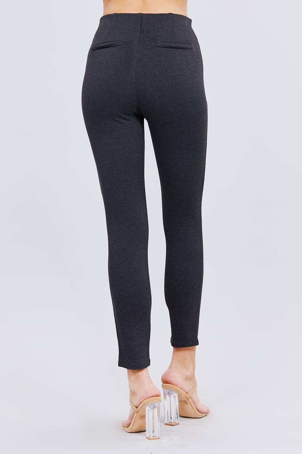 Waist Elastic Band Ponte Pants | Mixtshop LLC