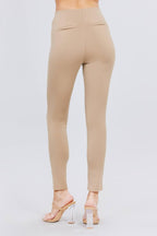 Waist Elastic Band Ponte Pants | Mixtshop LLC