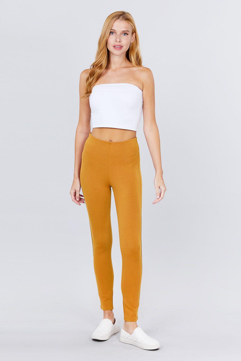 Waist Elastic Band Ponte Pants | Mixtshop LLC