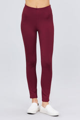 Waist Elastic Band Ponte Pants | Mixtshop LLC