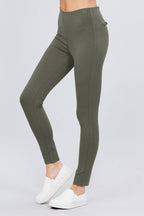 Waist Elastic Band Ponte Pants | Mixtshop LLC