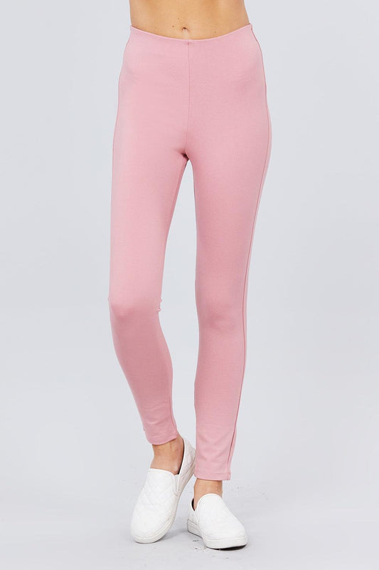 Waist Elastic Band Ponte Pants | Mixtshop LLC