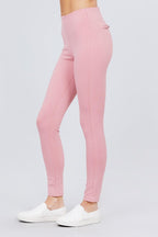 Waist Elastic Band Ponte Pants | Mixtshop LLC