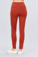 Waist Elastic Band Ponte Pants | Mixtshop LLC