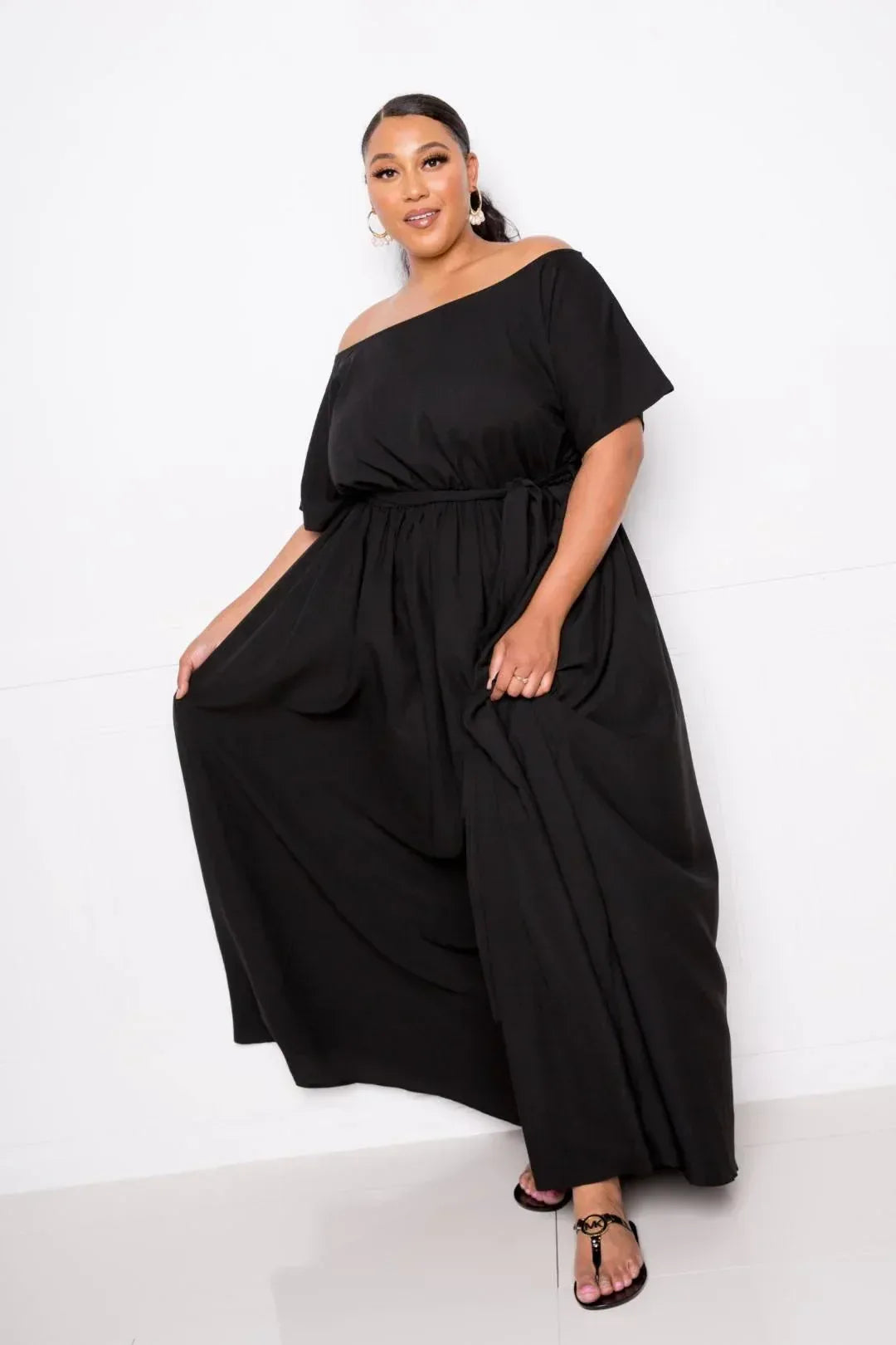 Off Shoulder See Through Dress | Mixtshop LLC Main image