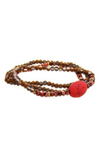 Triple Simple Multi Bead Link Oval Bracelet | Mixtshop LLC