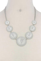 Lion Head Circle Linked Necklace | Mixtshop LLC