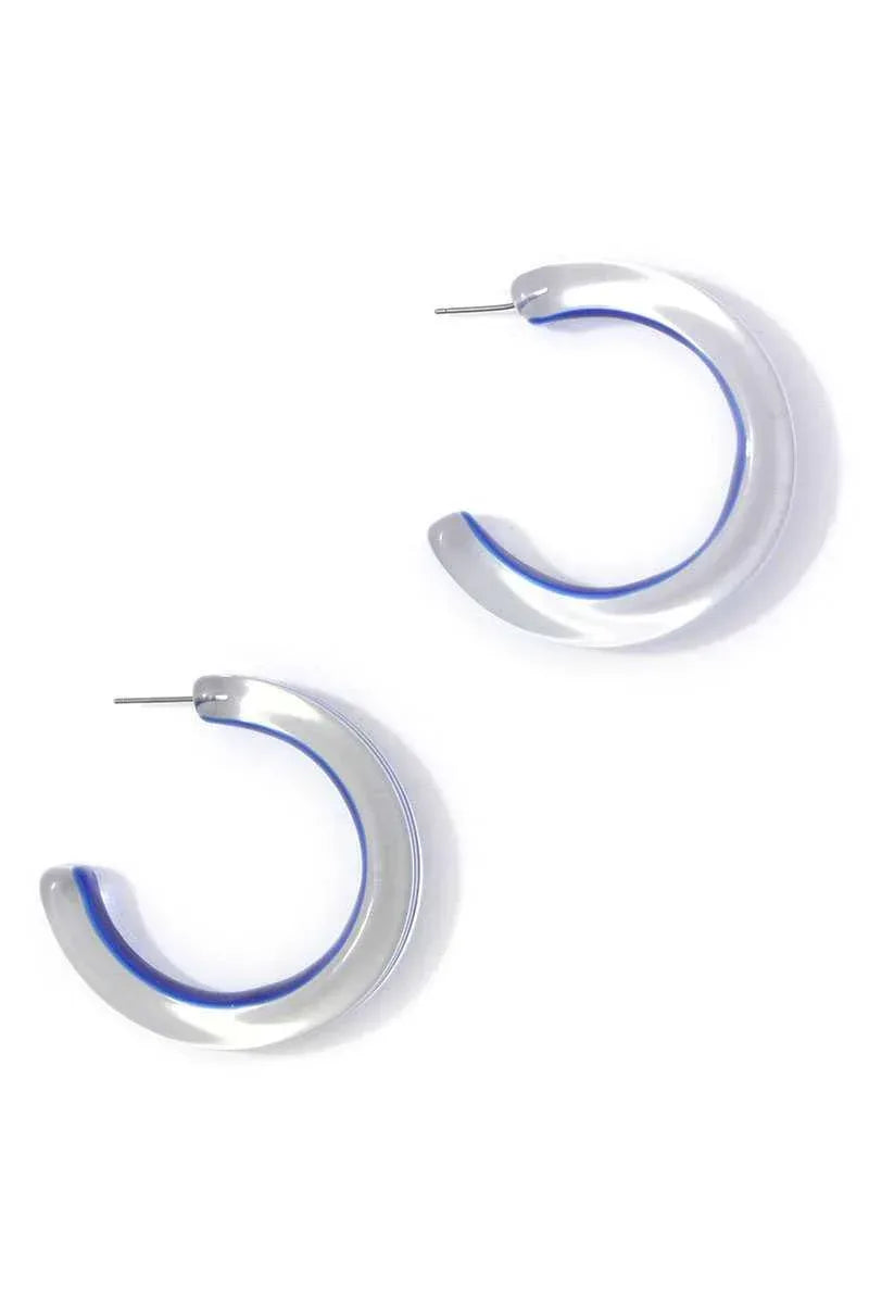 Chic Transparent Hoop Earring Secondary image