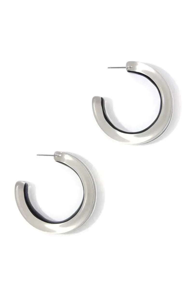 Chic Transparent Hoop Earring | Mixtshop LLC