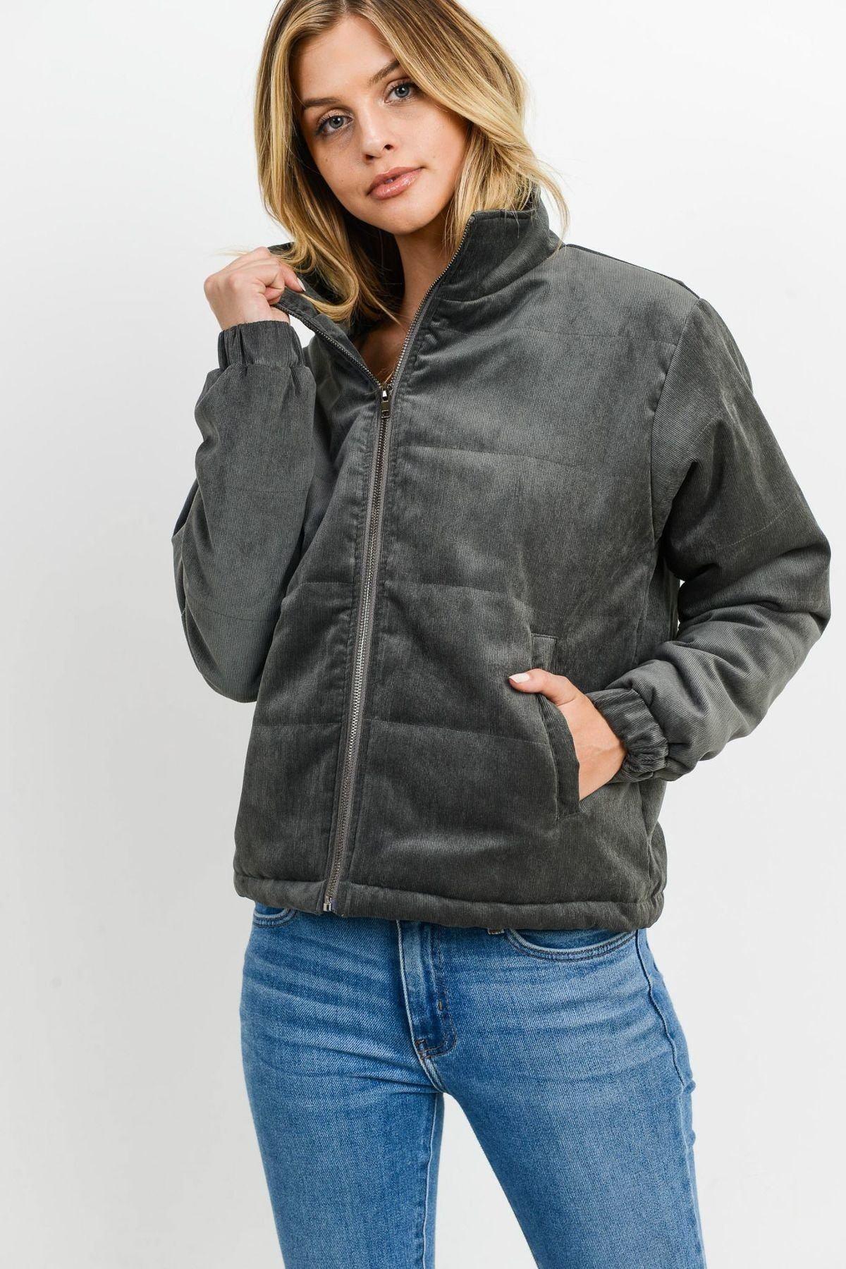 Puffy Long Sleeves Jacket | Mixtshop LLC Main image
