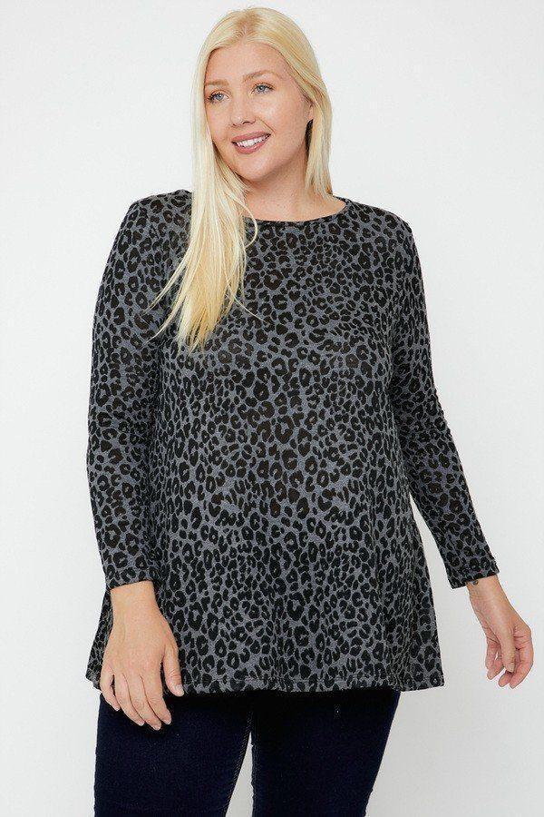 Cheetah Print Tunic | Mixtshop LLC Main image