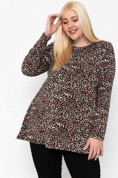 Cheetah Print Tunic | Mixtshop LLC Main image