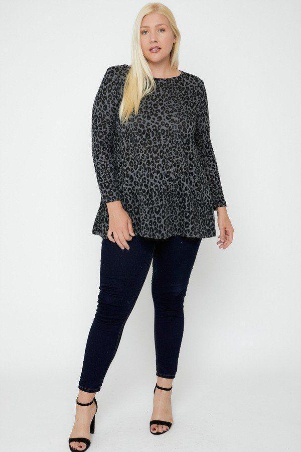 Cheetah Print Tunic Secondary image