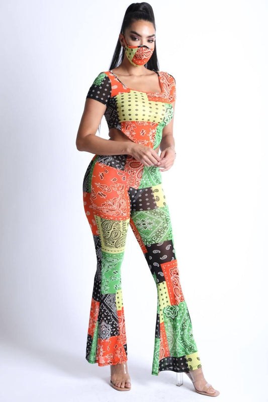 Bandanna Patchwork Mesh Set | Mixtshop LLC