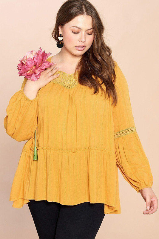Solid Woven Loose-fit Tunic | Mixtshop LLC