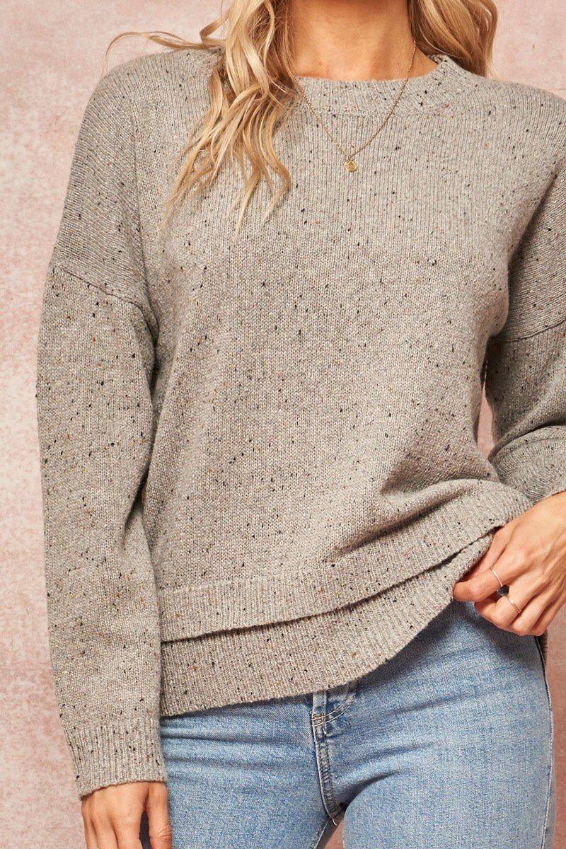 A Multicolor Knit Sweater | Mixtshop LLC