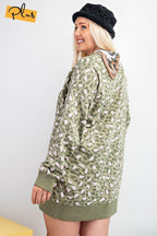 Leopard Printed Terry Knit Dress | Mixtshop LLC