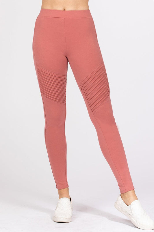 Pintuck Detail Ponte Pants | Mixtshop LLC